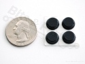 Adhesive feet black - set of 4 pcs Ø8mm x 4mm - Adafruit 550